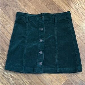 Forever 21 Green Mini Skirt Casual